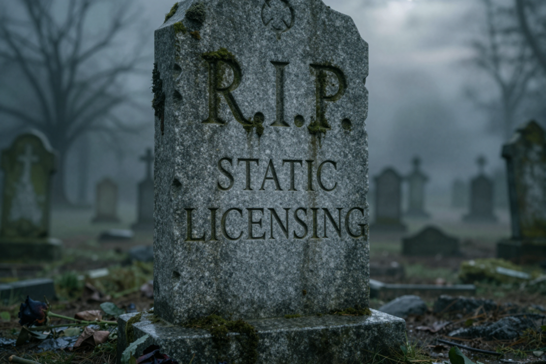  Wake Up and Smell the Pixels: The Death of Static Licensing